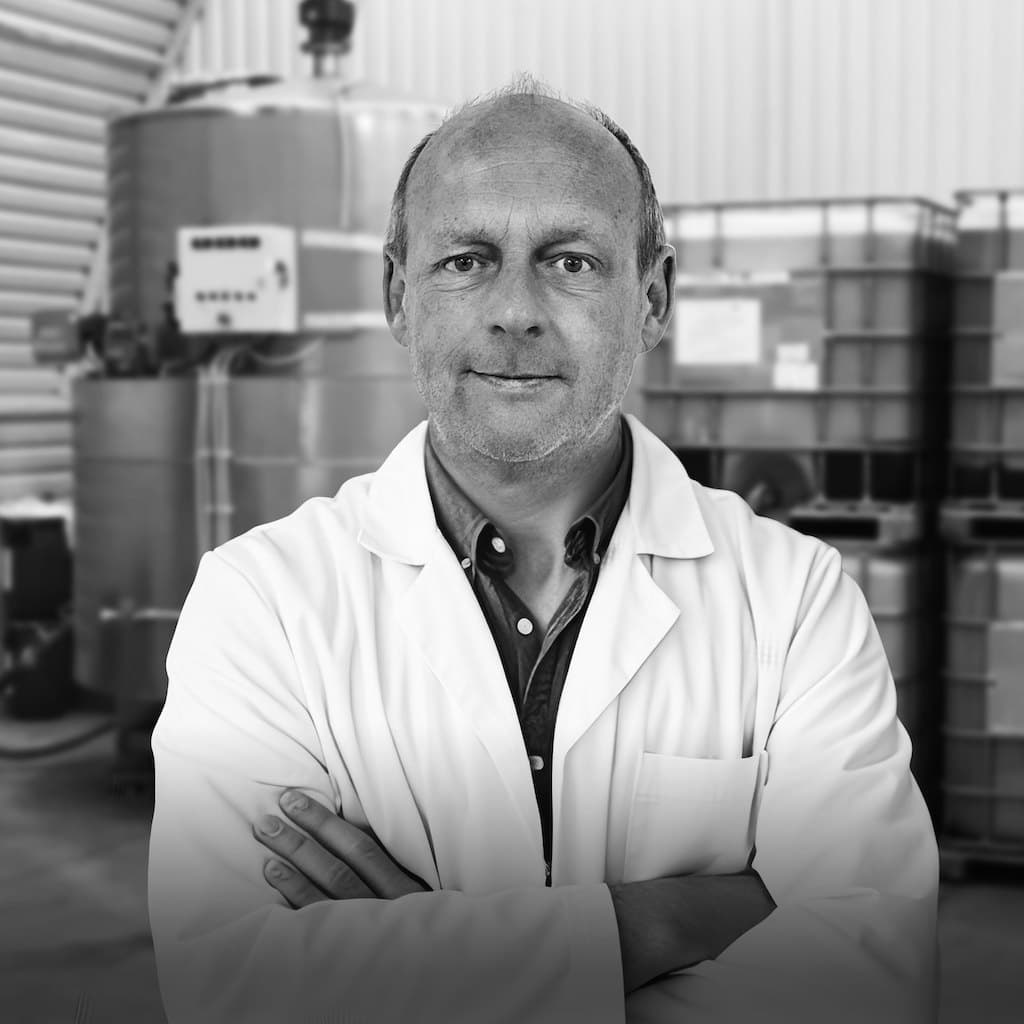 Peter Kiemer — founder and chief chemist